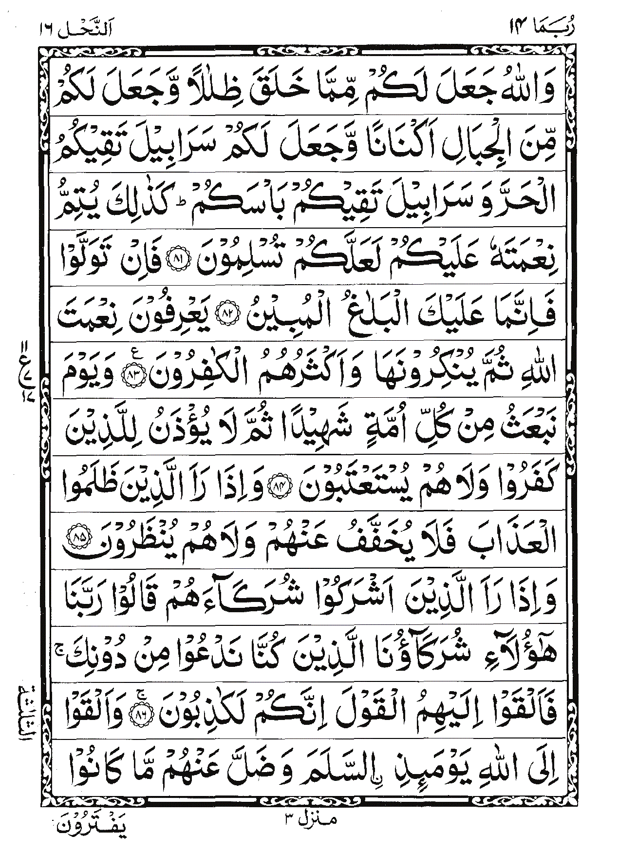 Surah An-Nahl Page 14